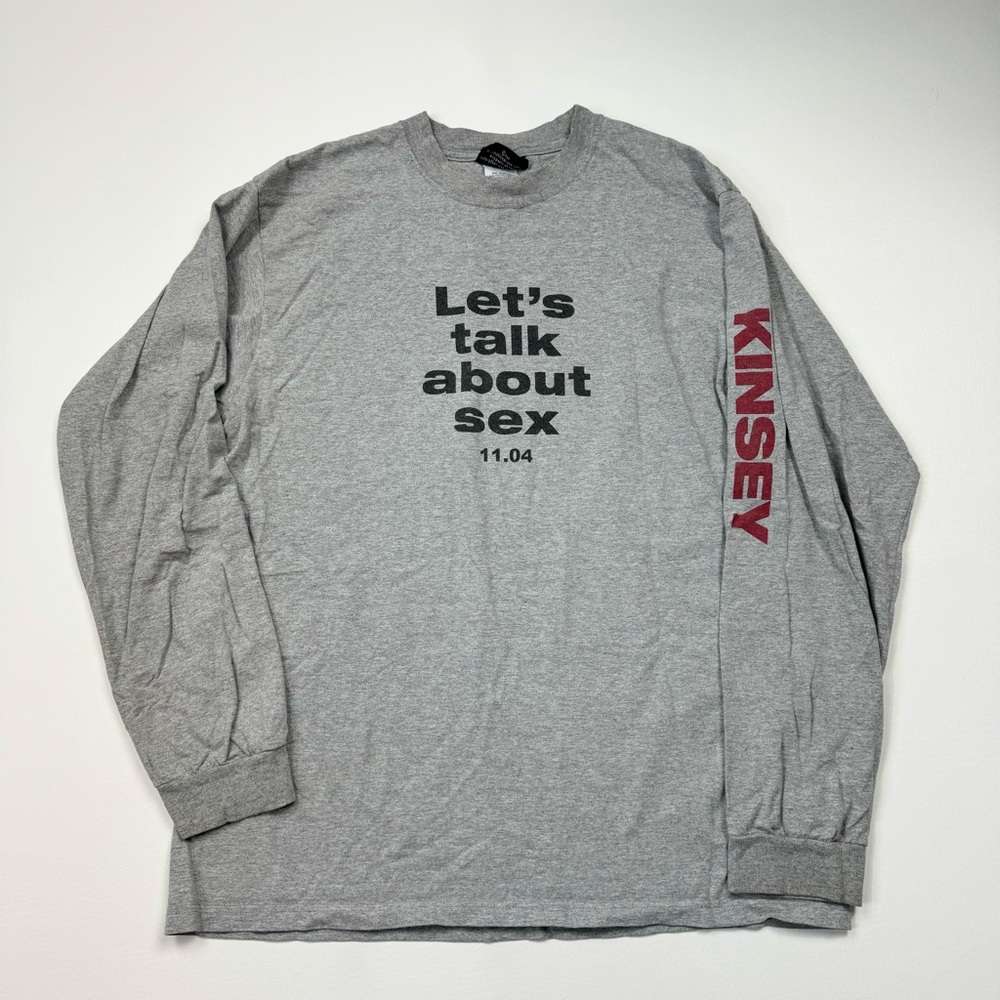 VTG 2004 Kinsey “Let’s Talk About Sex” Movie Promo L/S T-Shirt Size Large